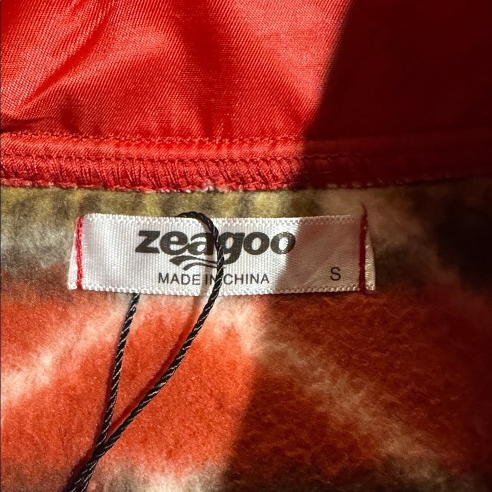 Zeagoo Tribal Pattern Jacket - Red, Yellow, Brown - Picture 2 of 16